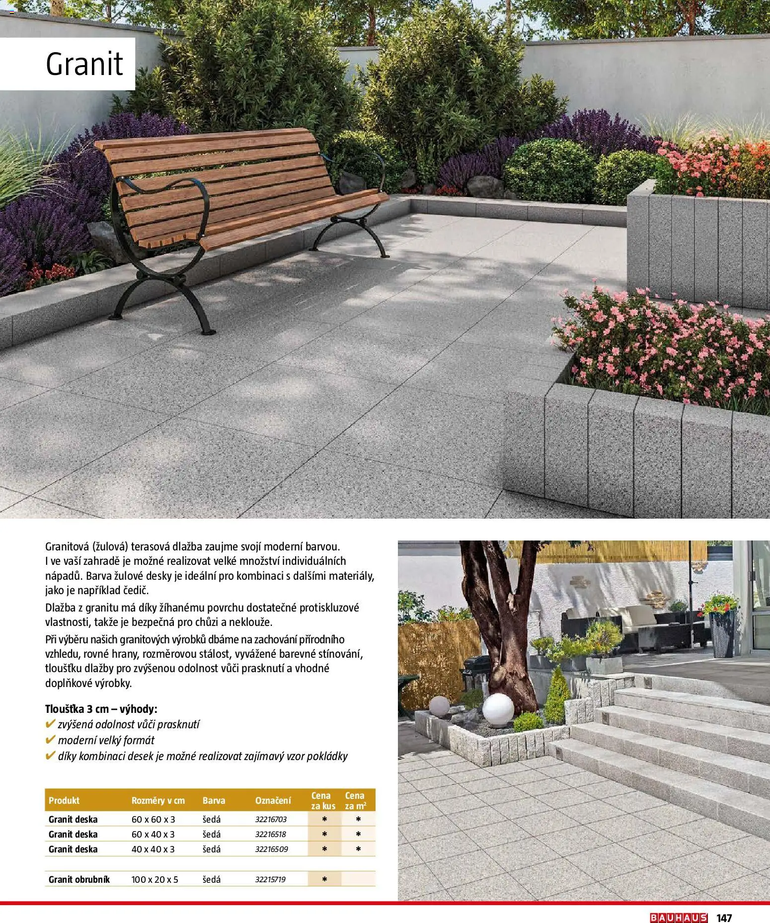 Bauhaus katalog Záhradní nábytek od 08.04.2026 | Strana: 147 | Produkty: Dlažba, Desky