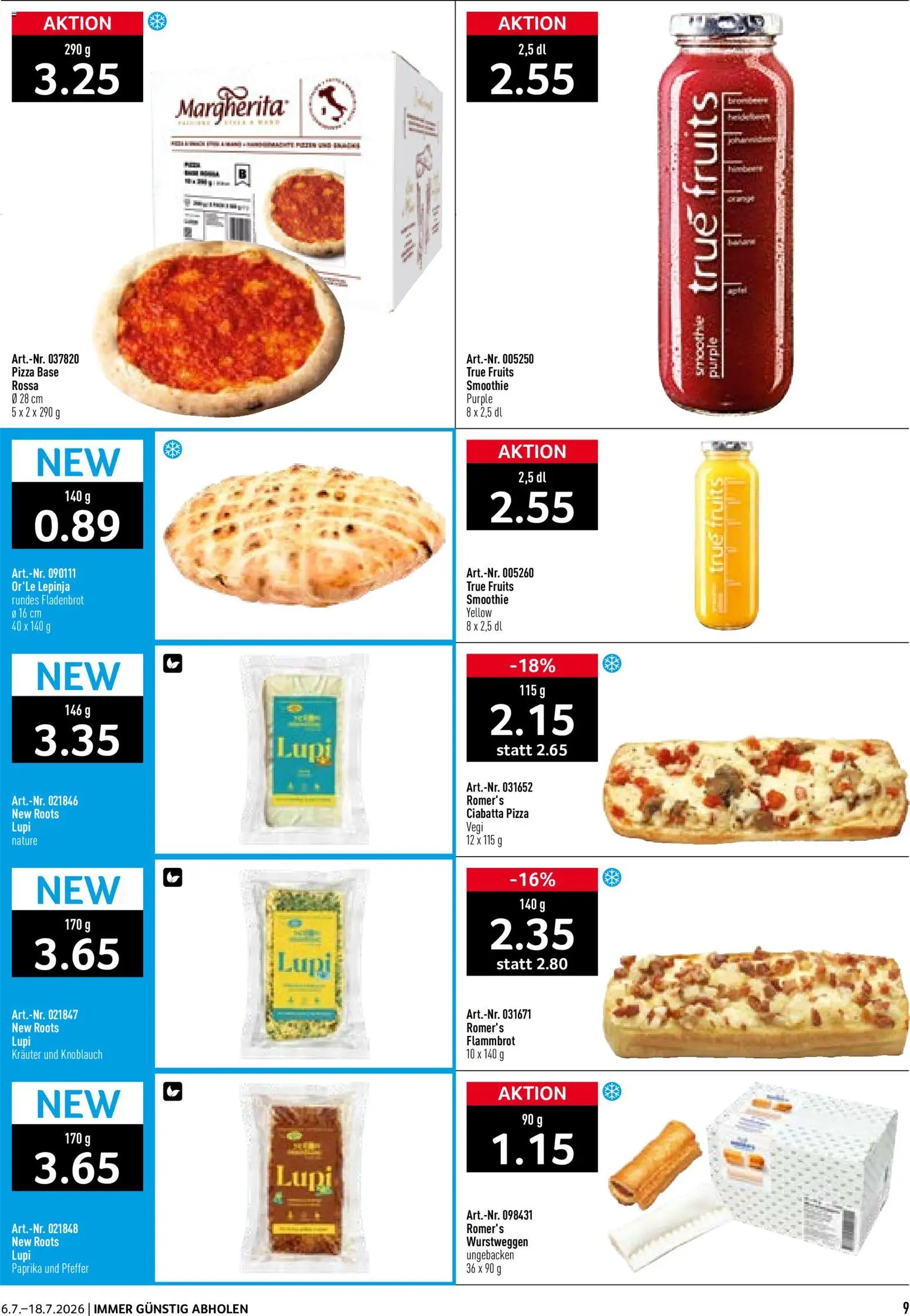 Prodega Aktionen Take Away – gültig ab 06.07.2026 | Seite: 9 | Produkte: Pizza, Knoblauch, Pfeffer