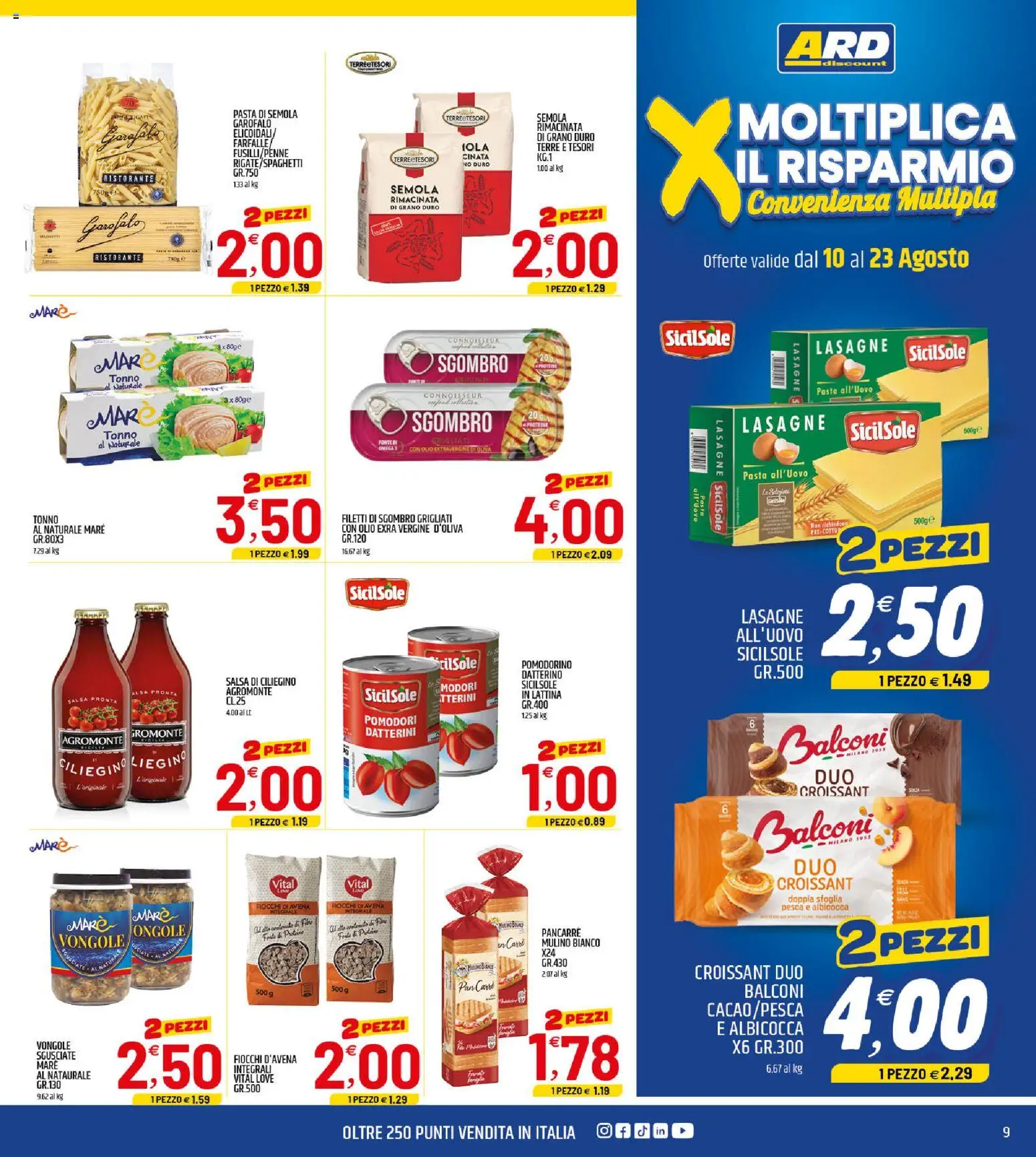 Volantino ARD Discount del 10/08/2026 | Pagina: 9