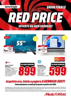 Anteprima del volantino Media World volantino valido a partire dal 09/07/2026