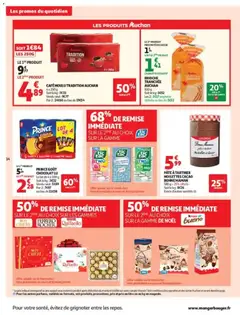 Auchan - Prévisualisation de FERRERO ROCHER, Boîte de 24 valide à partir de 20/10/2026 | Page: 14 | Produits: Raffaello, Pâte, Chocolat, Bonne Maman