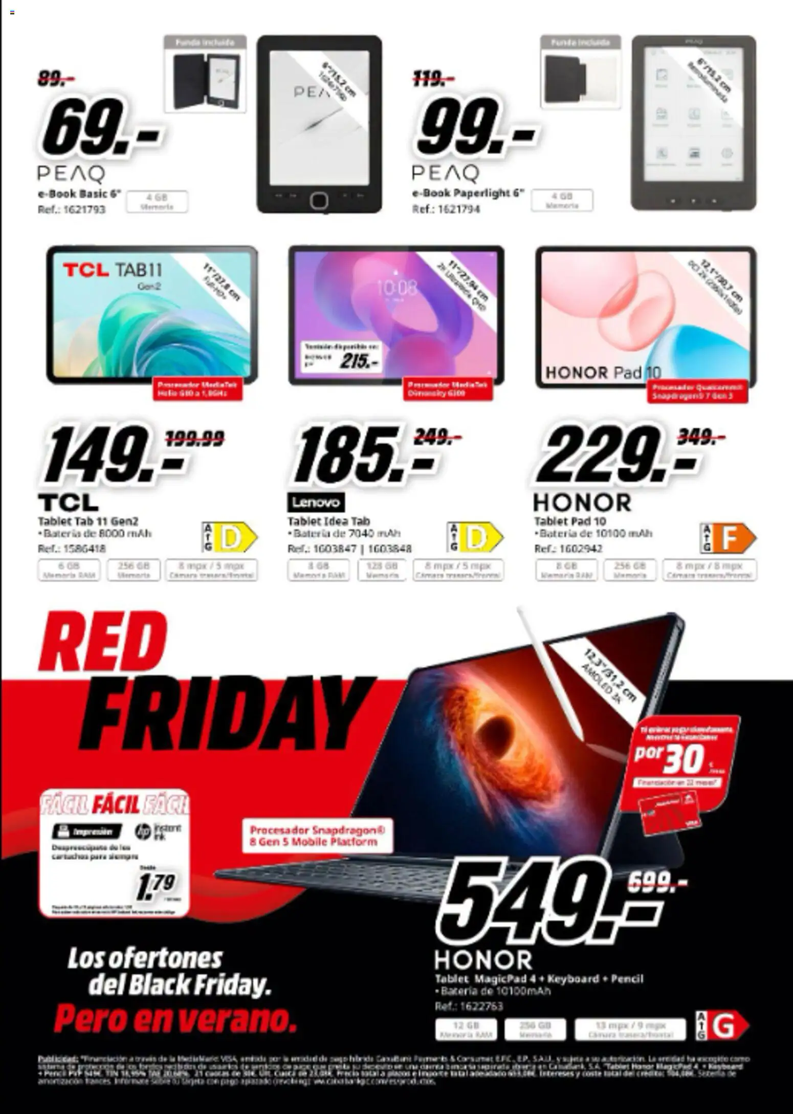 Media Markt folleto │ válido desde el 25/06/2026 | Página: 22 | Productos: Tablet, Funda, Batería