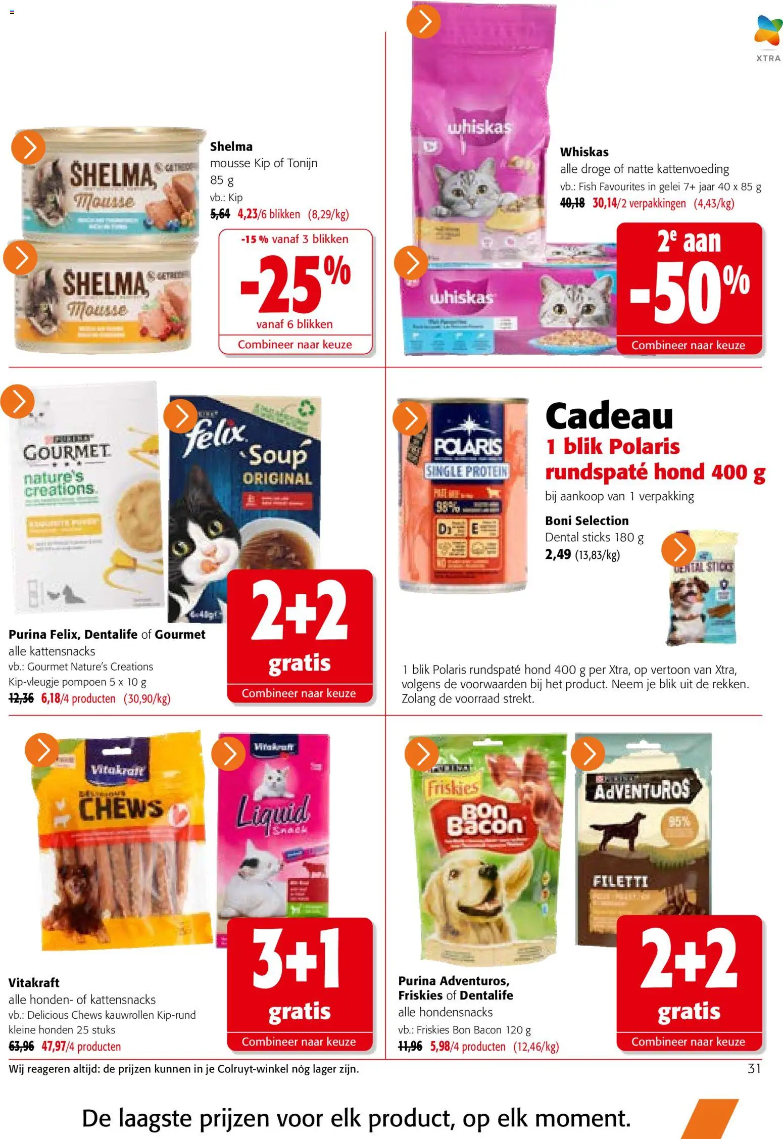 {H1} | Pagina: 31 | Producten: Bacon, Tonijn, Kip, Pompoen