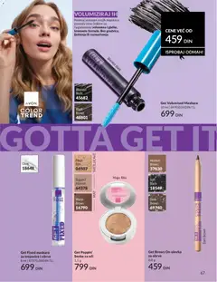 Get Volumised Maskara, 10 ml | 69900,00DIN/1L - pregled AVON kataloga - važi od 01.05.2026 | Strana: 67 | Proizvode: Maskara