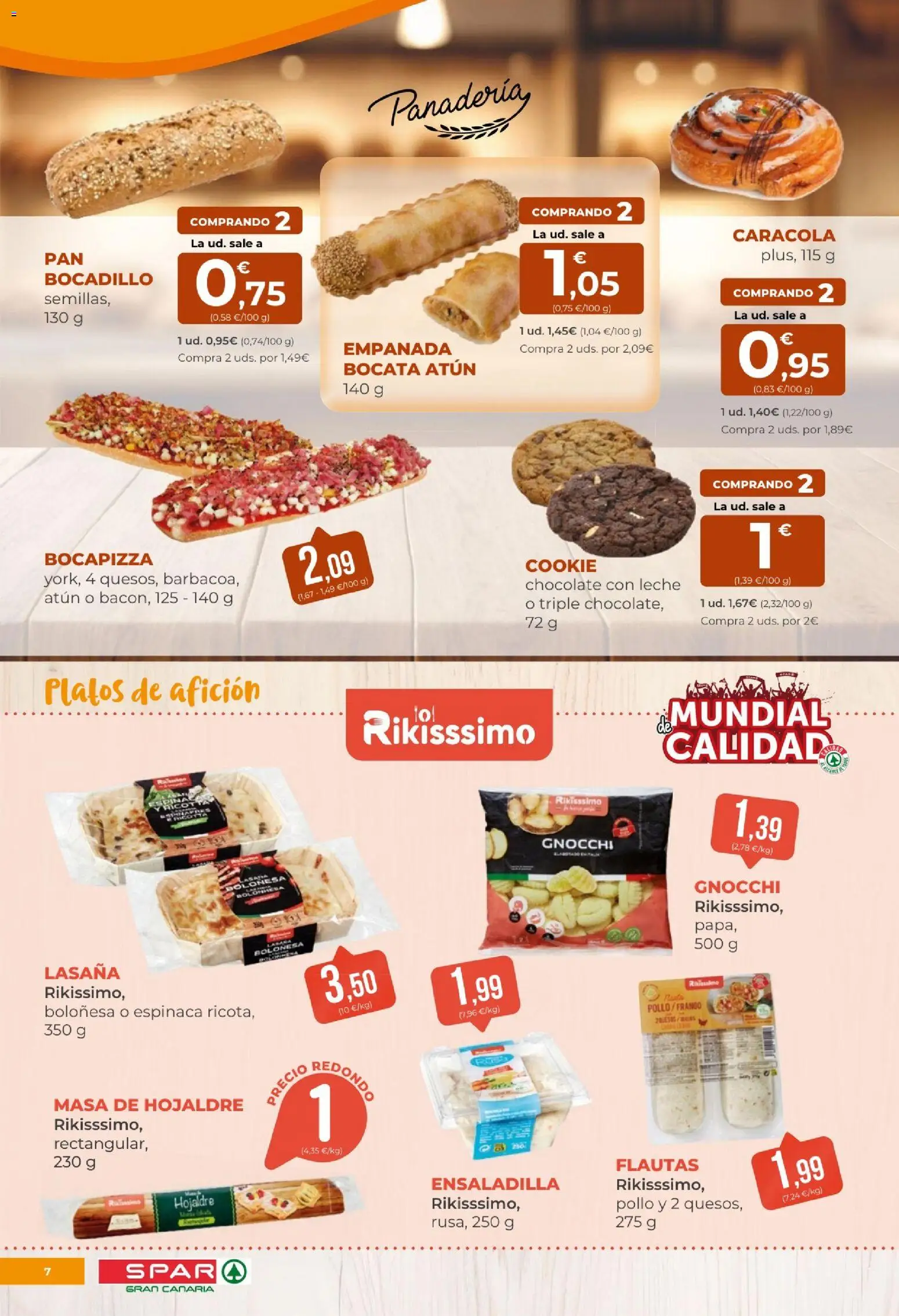 Spar folleto │ válido desde el 12.06.2026 | Página: 7 | Productos: Espinaca, Chocolate, Chocolate con leche, Lasaña