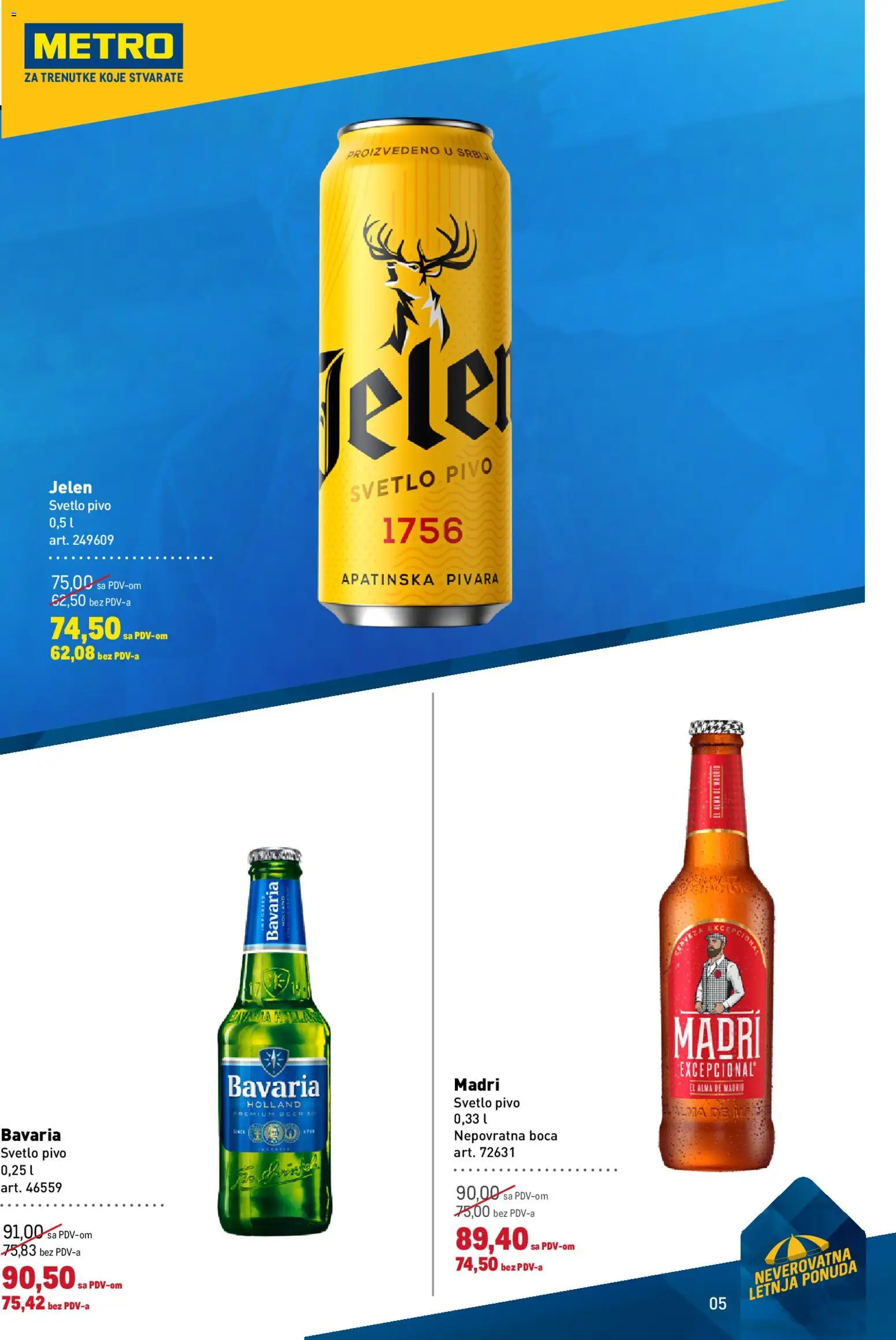 Metro katalog - važi od 21.07.2026 | Strana: 5 | Proizvode: So, Pivo