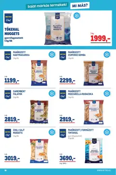 Metro akciós újság - amely érvényes a következő dátumtól: 2026.07.01. | Oldal: 16 | Termékek: Chili, Bor, Hagymakarika, Camembert