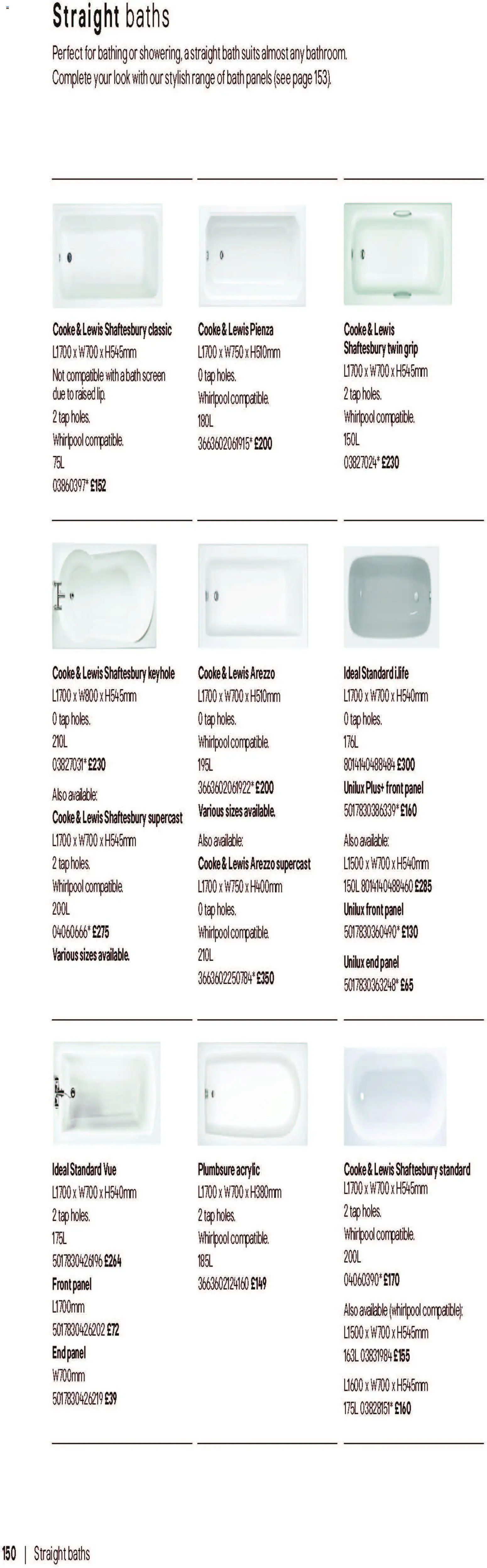 {H1} | Page: 150 | Products: Bath