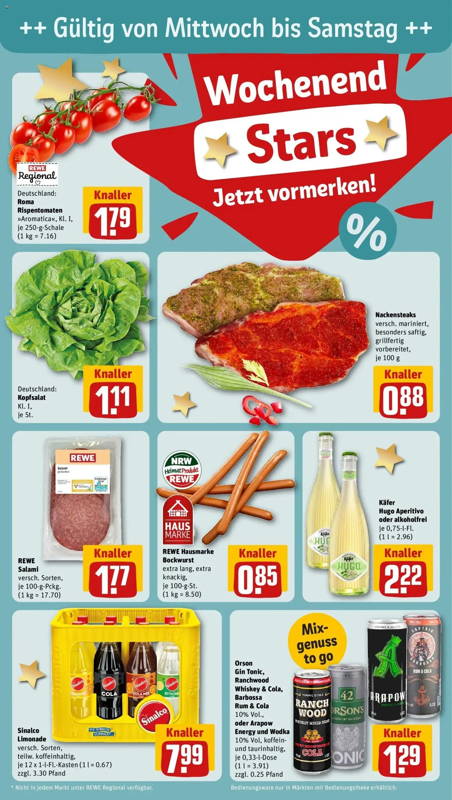 Rewe Prospekt Dortmund	 – gültig ab 27.04.2026 | Seite: 26 | Produkte: Sinalco, Salami, Gin, Hugo
