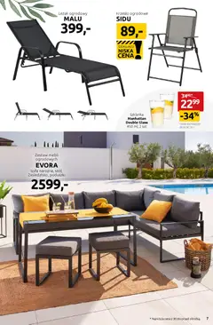 Pogląd oferty "Black Red White promocje - Twój ogród taki jak lubisz" - ważna od 23.03.2026 | Strona: 7 | Produkty: Szklanka, Sofa, Leżak, Krzesło ogrodowe