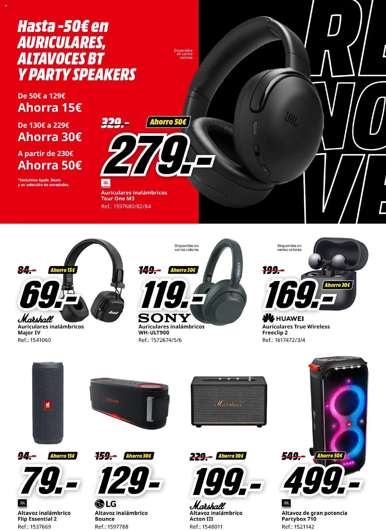 Media Markt folleto │ válido desde el 29.04.2026 | Página: 10 | Productos: Altavoces, Auriculares, Altavoz
