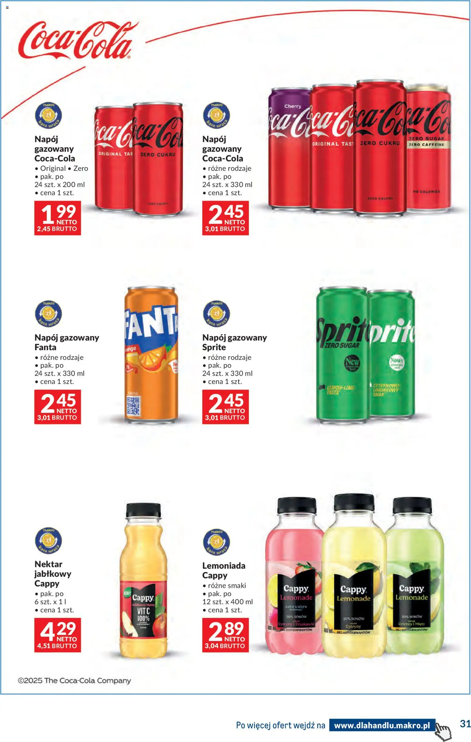 Makro gazetka - Dystrybucja do sklepów od 14.04.2026 | Strona: 31 | Produkty: Sprite, Cytryny, Truskawki