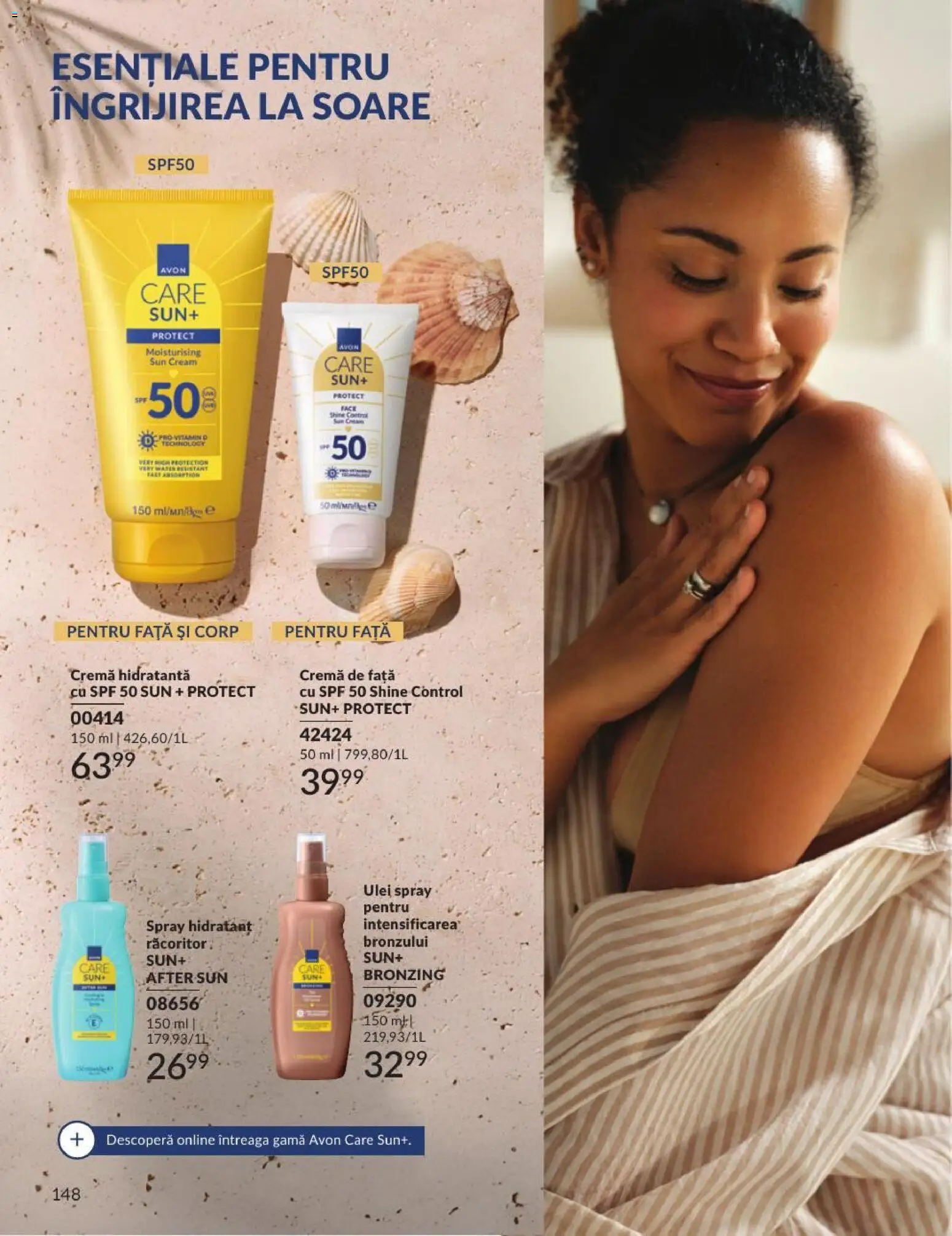 Noul catalog Avon – valabil de la 01.08.2026 | Pagină: 148 | Produse: Arapsaçı, Cremă, Ulei