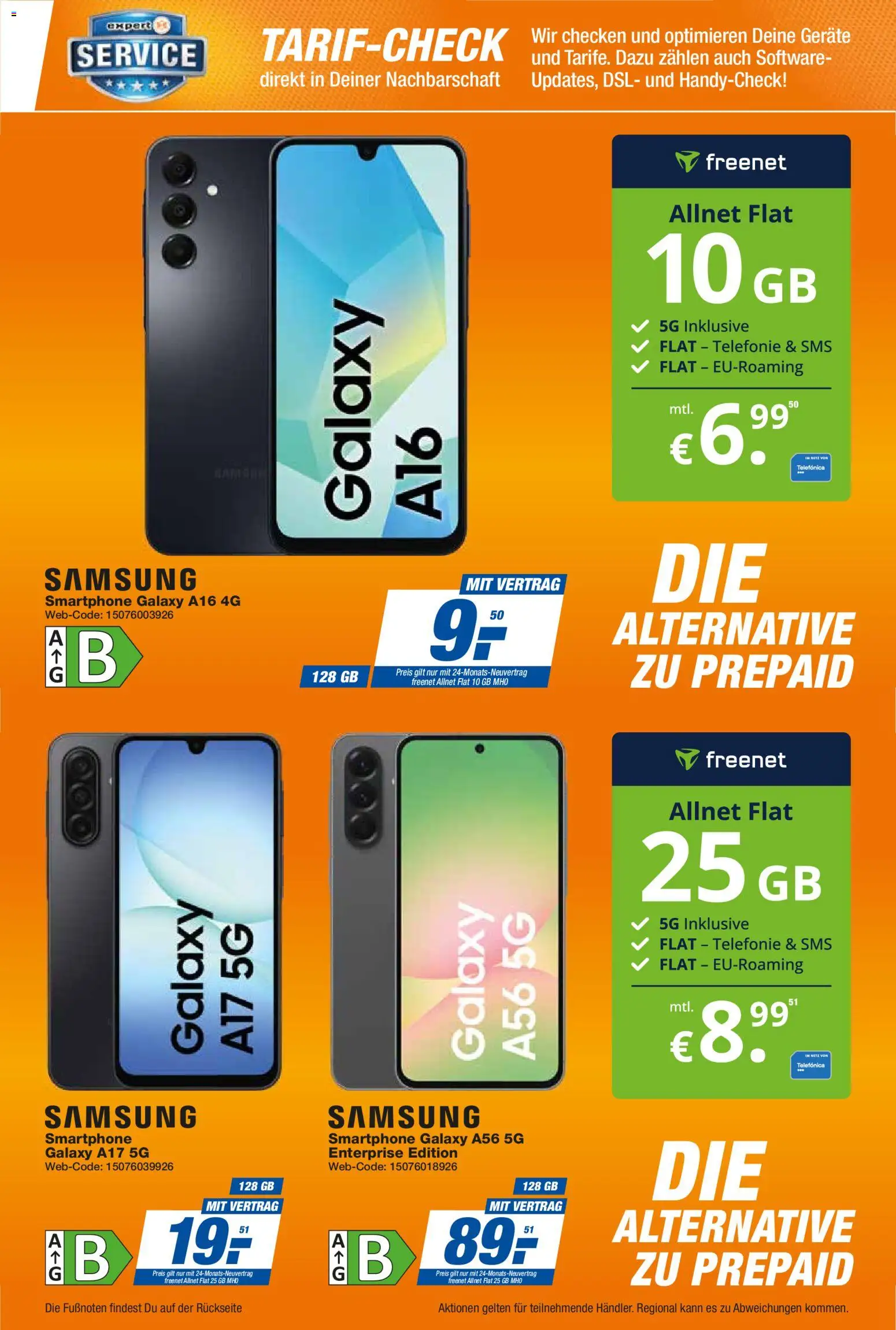 Expert Smarthphone Highlights im August – gültig ab 01.08.2026 | Seite: 25 | Produkte: Samsung, Reis, Smartphone