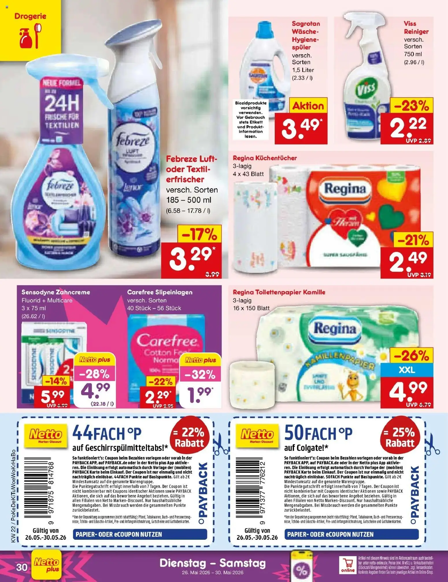 Netto Marken-Discount Prospekt Bonn – gültig ab 26.05.2026 | Seite: 38 | Produkte: Toilettenpapier