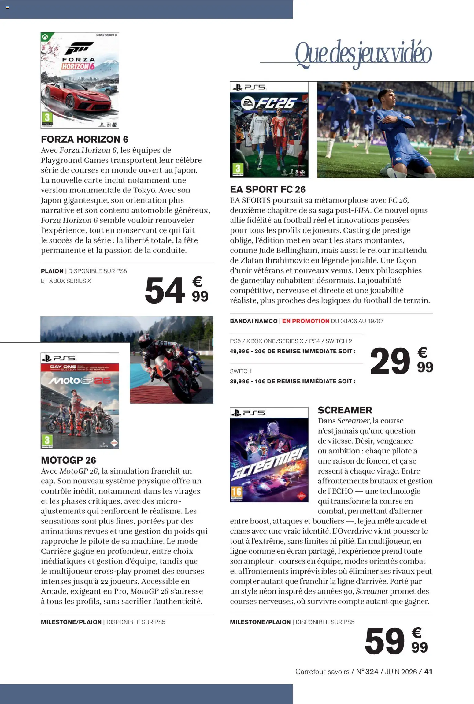 {H1} | Page: 41 | Produits: Vidéo, Poids, Mais, Jeux