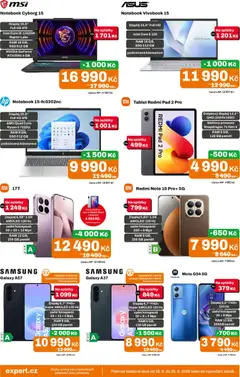 Náhled letáku Expert elektro leták od 18.06.2026 | Strana: 3 | Produkty: Tablet, Klávesnice, Fotoaparát, Samsung