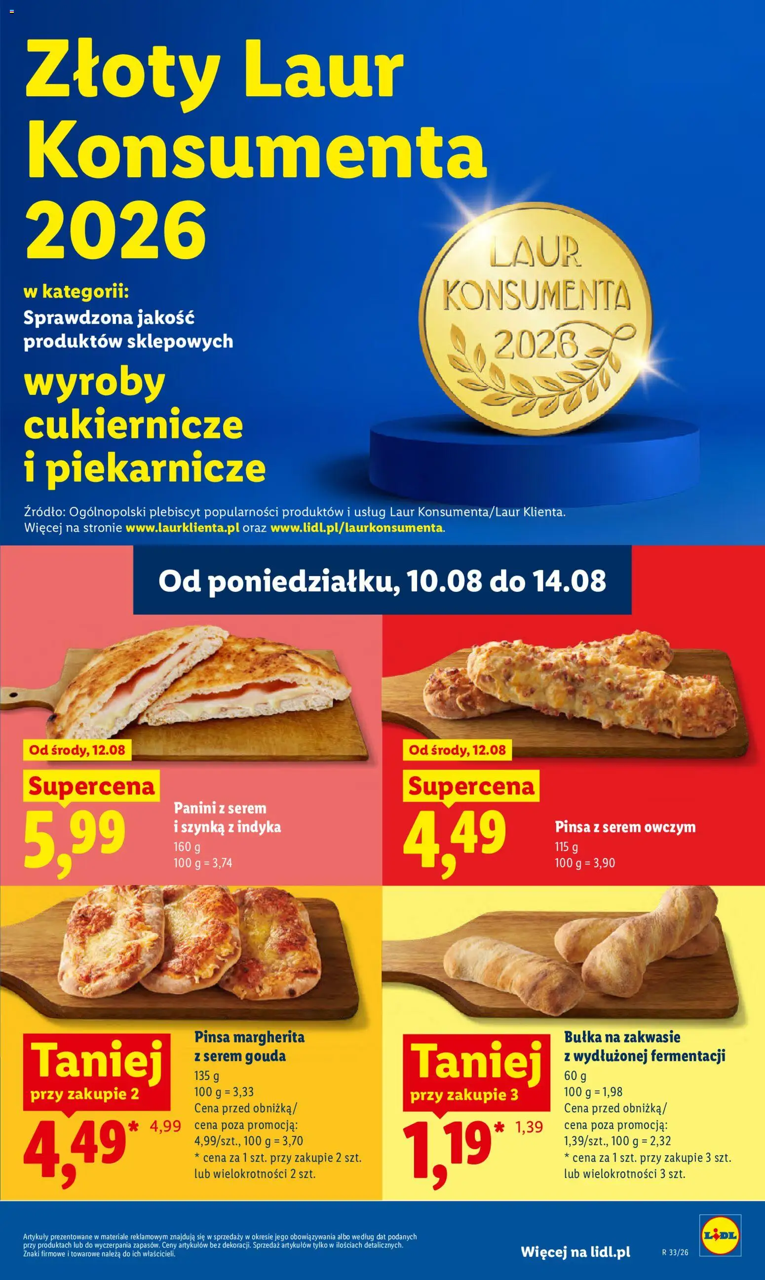 Lidl Polsko leták od 12.08.2026 | Strana: 57 | Produkty: Gouda, Pinsa