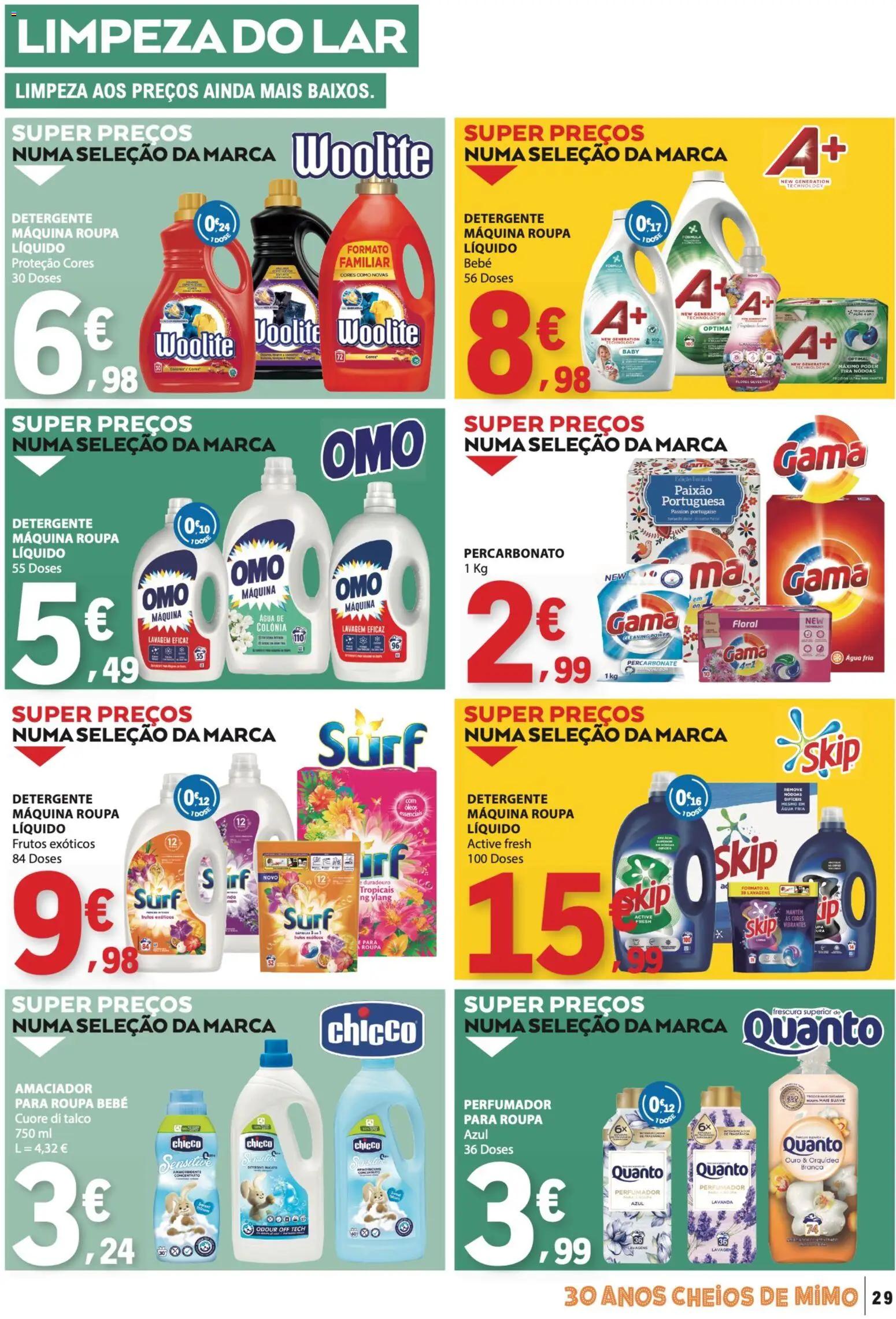 E.Leclerc folheto │ válido de 10/09/2026 | Página: 29 | Produtos: Agua, Água de colónia, Orquídea, Detergente