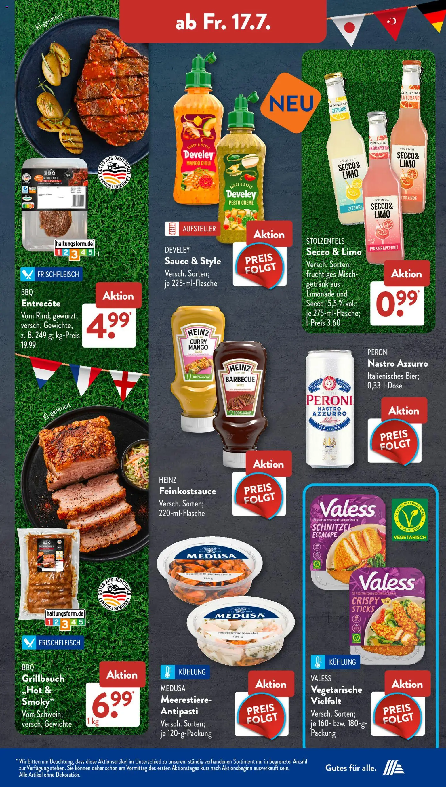Aldi Süd Prospekt – gültig ab 13.07.2026 | Seite: 14 | Produkte: Entrecote, Schnitzel, Mango, Chili