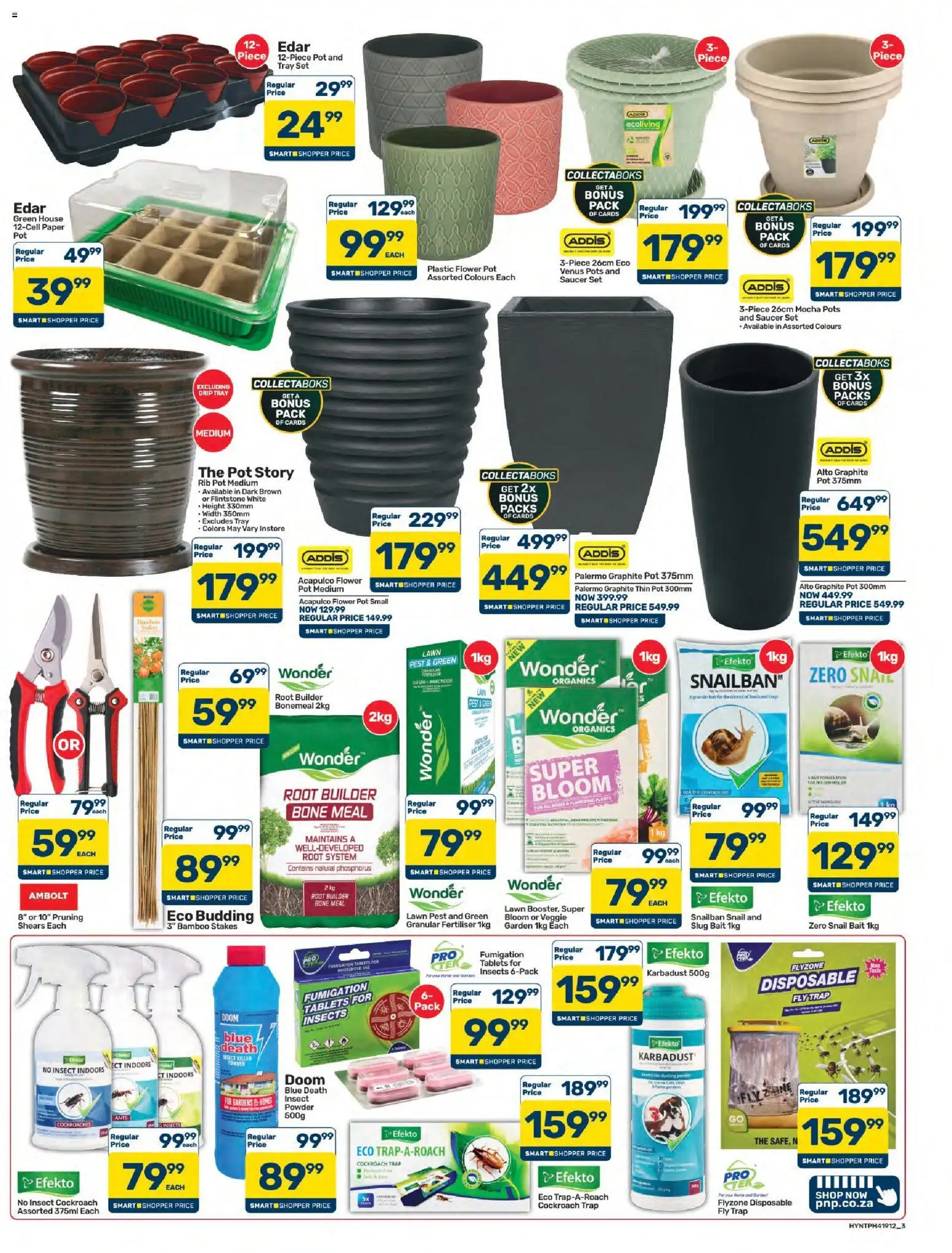 New Pick n Pay catalogue – valid from 20/10/2026 | Page: 3 | Products: Tray, Pots, Powder, Paper