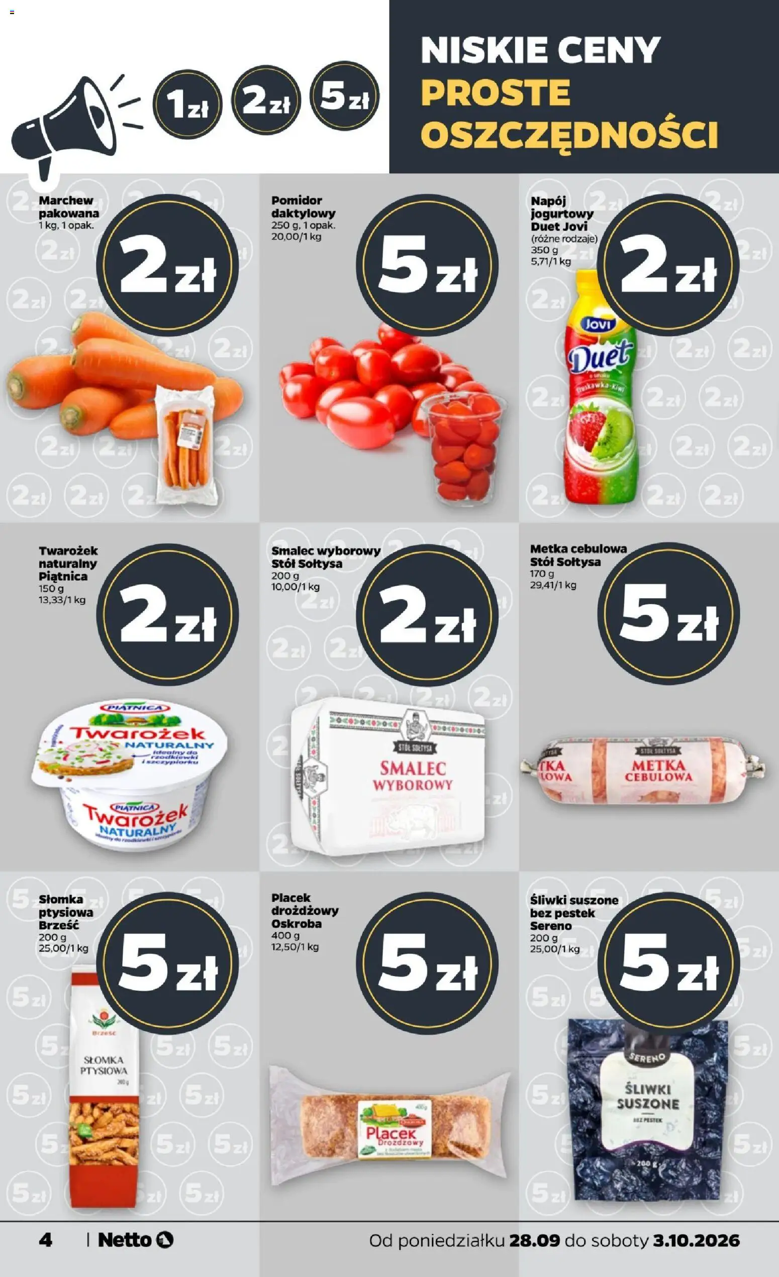 Netto gazetka od poniedziałku od 28.09.2026 | Strona: 4