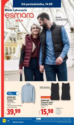 Pogląd oferty "ESMARA MEN, Koszula męska, z bawełną, Koszula męska z bawełną, rozmiary: M-XXL, 2 kolory" - ważna od 14.09.2026 | Strona: 16 | Produkty: Koszula