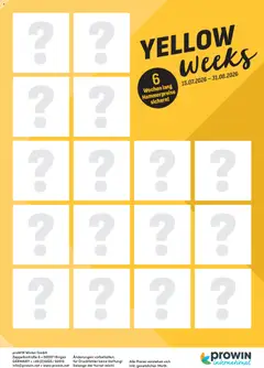 Angebote ProWIN Yellow-weeks Juli / August 2026 ab 15.07.2026 gültig