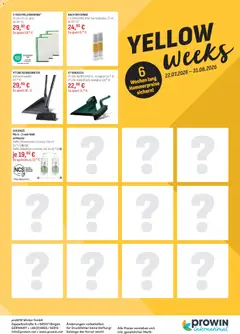 Angebote ProWIN Yellow-weeks Juli / August 2026 ab 15.07.2026 gültig