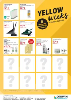 Angebote ProWIN Yellow-weeks Juli / August 2026 ab 15.07.2026 gültig