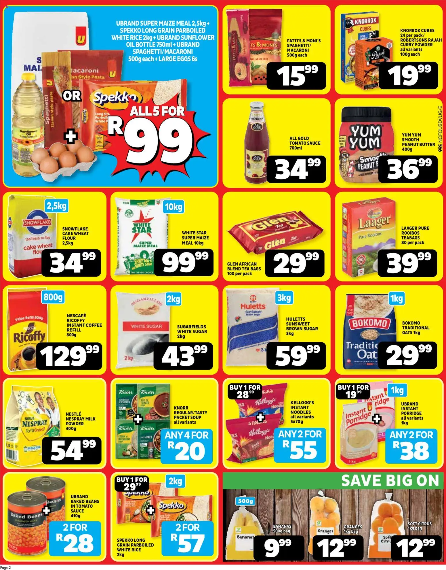 New Usave catalogue – valid from 22/06/2026 | Page: 2 | Products: Bag, Powder, Tea, Sauce