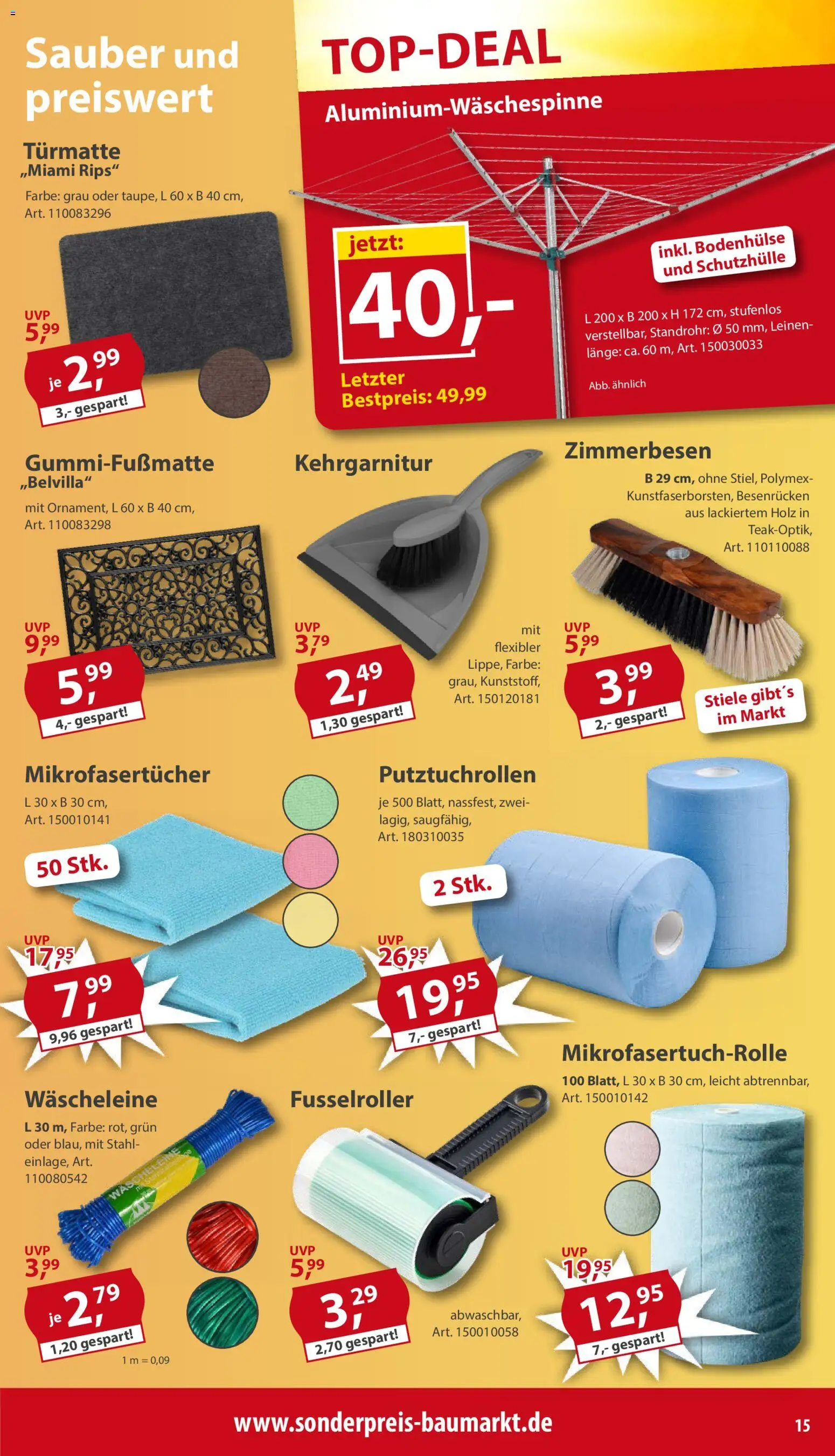 Sonderpreis Baumarkt Prospekt – gültig ab 13.06.2026 | Seite: 15