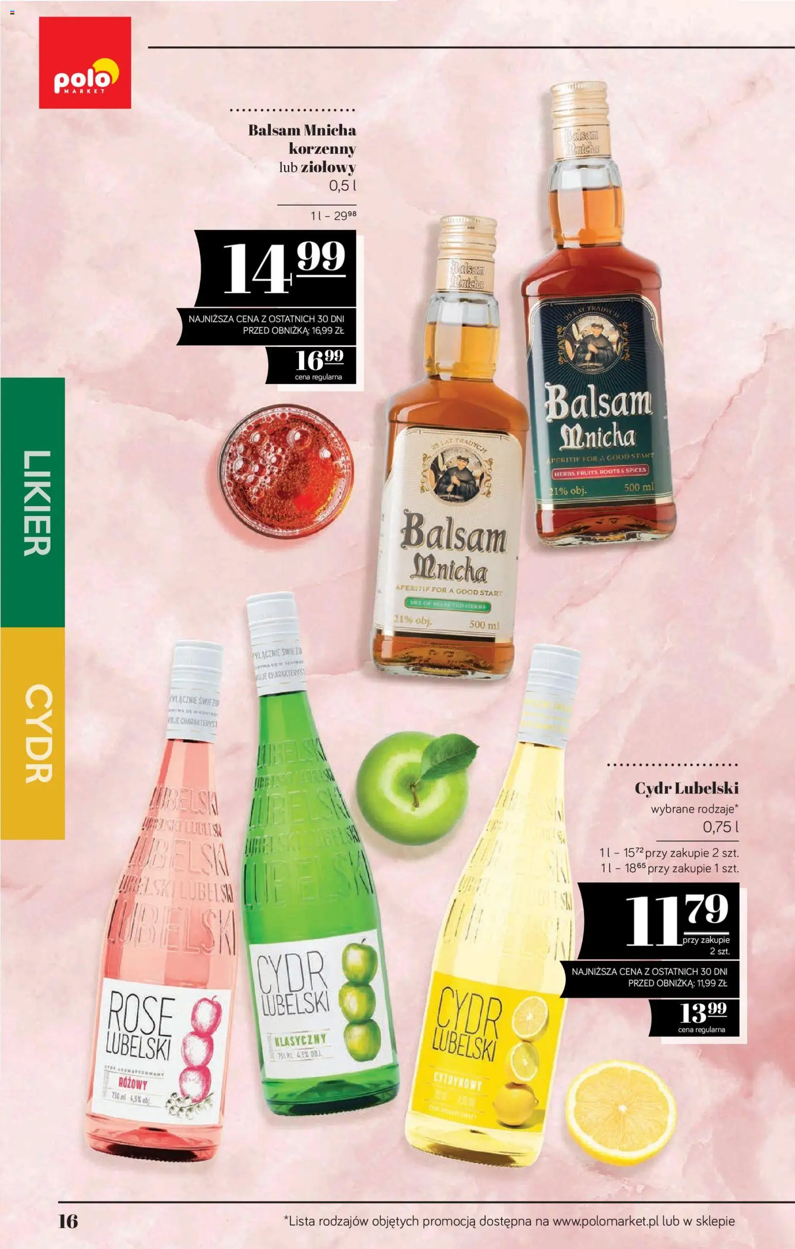 POLOmarket katalog - Alkoholi od 21.05.2026 | Strona: 16 | Produkty: Cydr