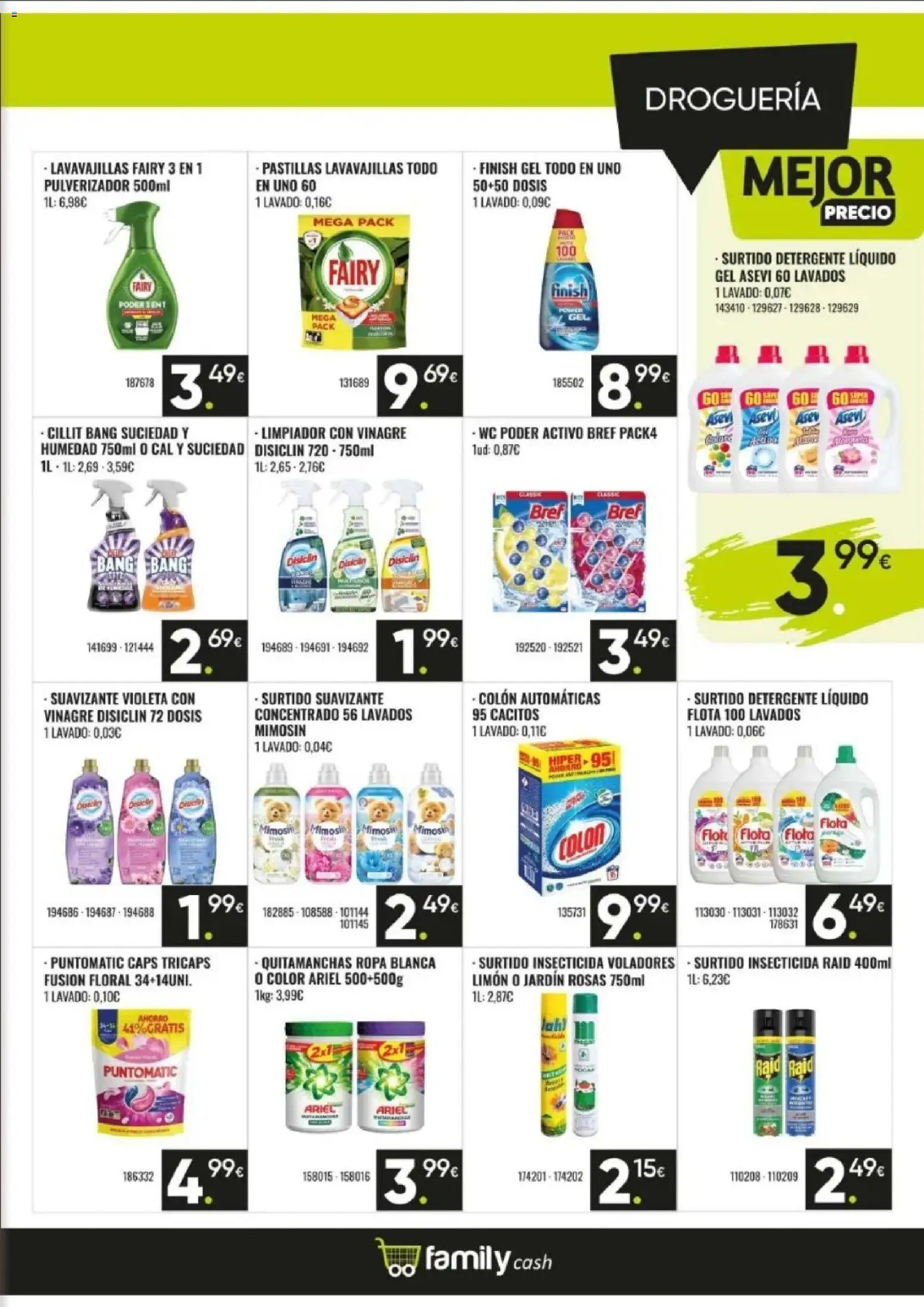 Family Cash folleto │ válido desde el 08.06.2026 | Página: 19 | Productos: Pastillas lavavajillas, Detergente líquido, Lavavajillas, Δεξαμενή