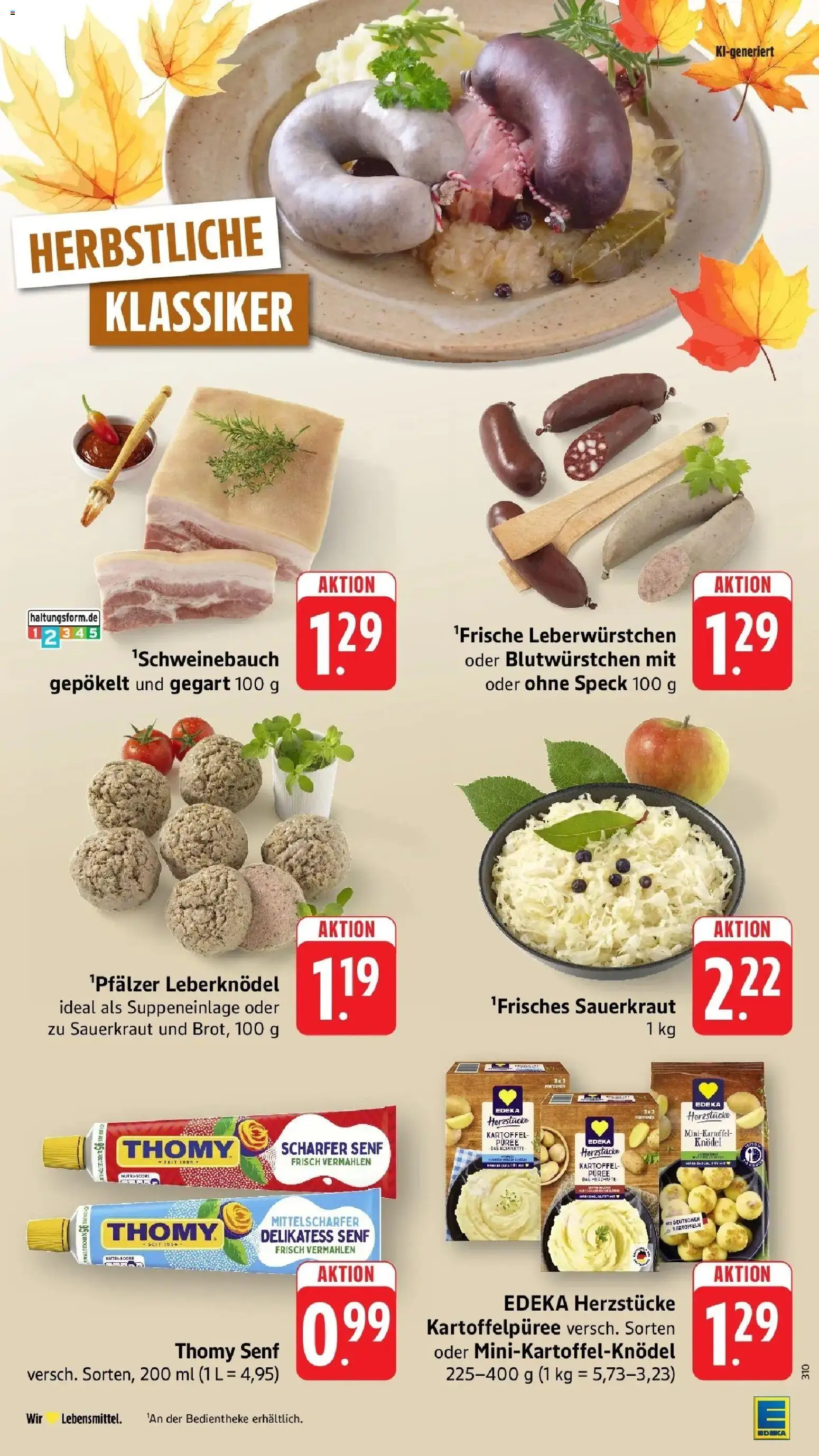 Edeka Prospekt Mengen (ab 05.10.2026) » Angebote Online | Seite: 3 | Produkte: Leberknödel, Kartoffeln