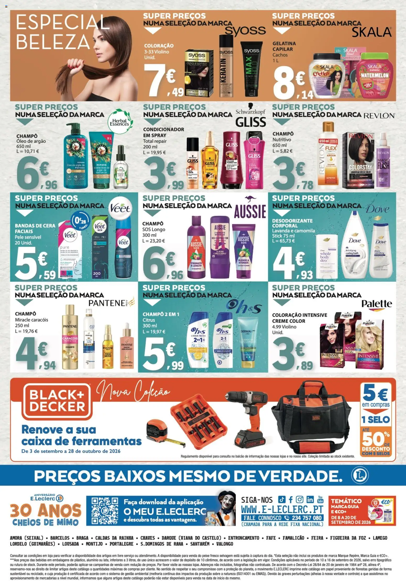 E.Leclerc folheto │ válido de 10/09/2026 | Página: 36 | Produtos: Faca, Bebidas, Óleo, Peixe