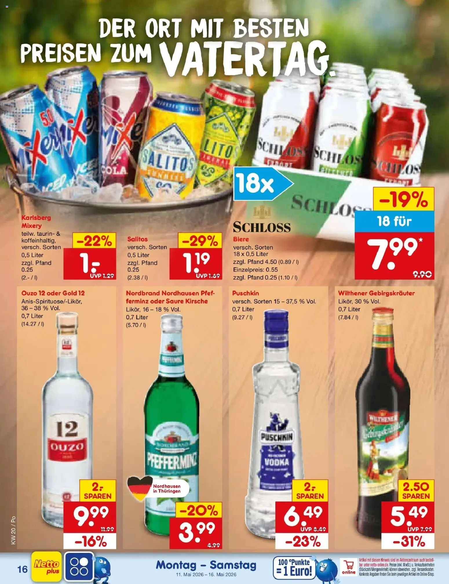 Netto Marken-Discount Prospekt Selb	 – gültig ab 10.05.2026 | Seite: 23 | Produkte: Ouzo 12, Ouzo, Wilthener, Mixery