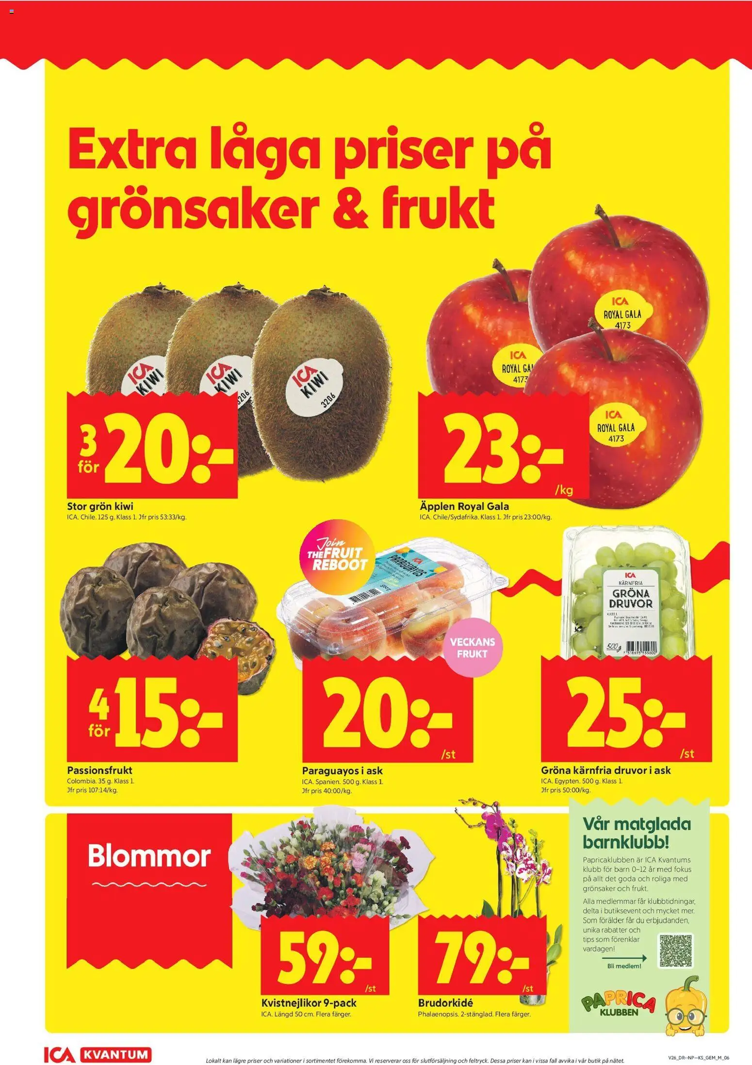 ICA Kvantum reklamblad aktuell från 22/06/2026 | Sida: 6