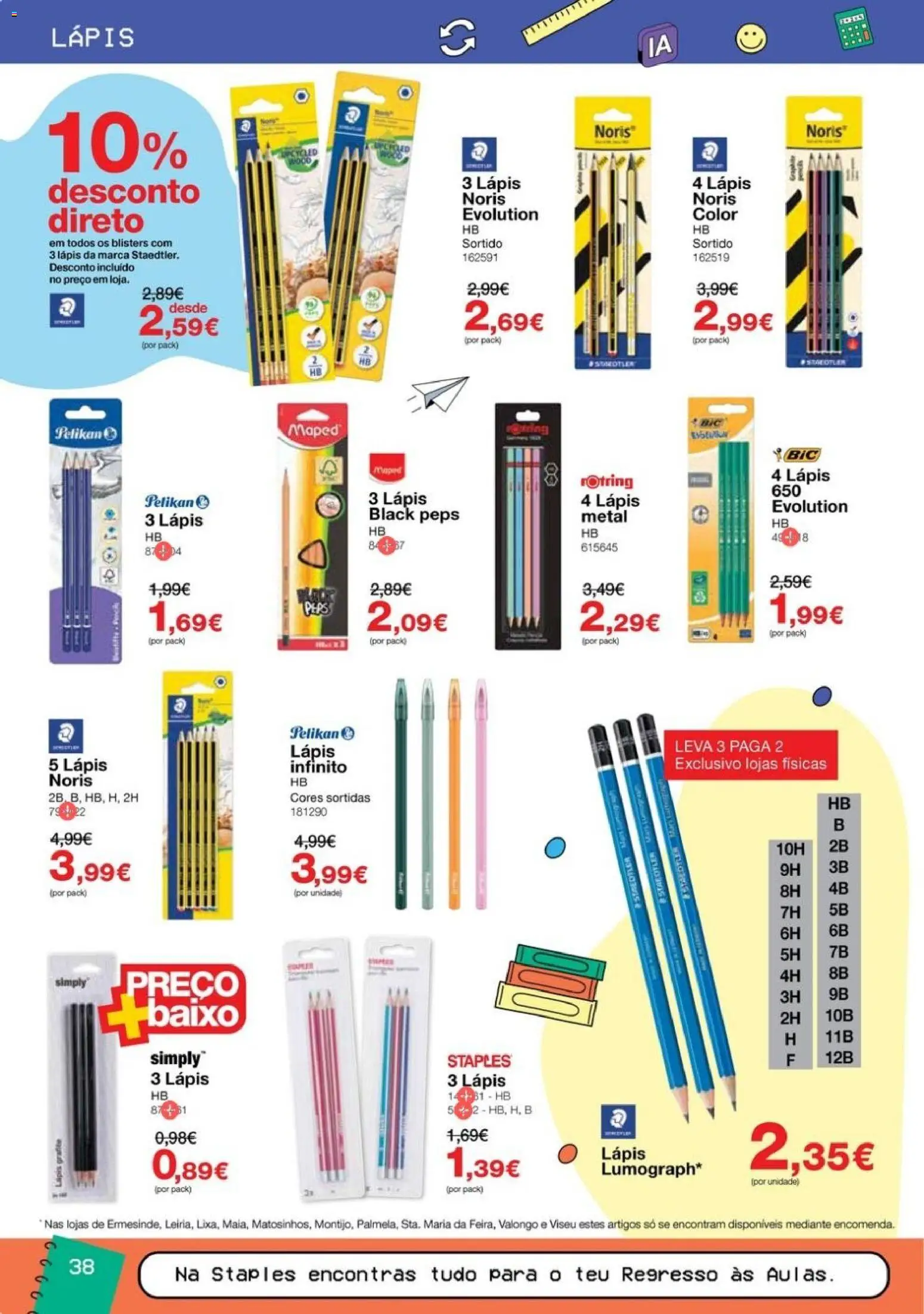 Staples Regresso às Aulas 2026 │ válido de 17/08/2026 | Página: 38