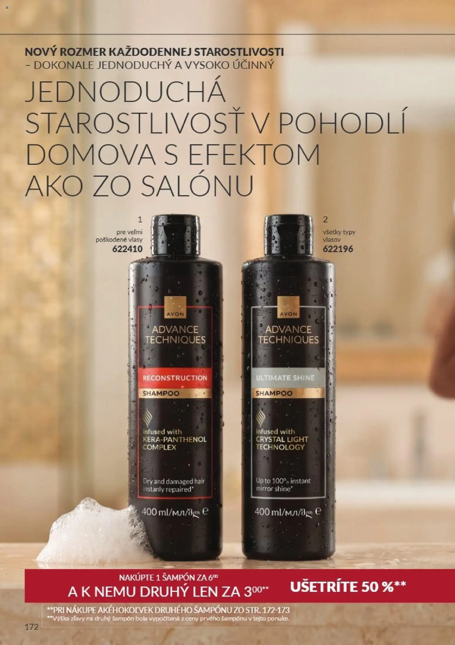 Nové Avon akcie – leták je platný od 01.10.2026 | Strana: 172 | Produkty: Šampón
