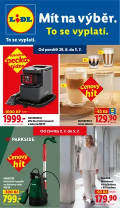 Náhled letáku Lidl leták - Spotřební zboží od 29.06.2026