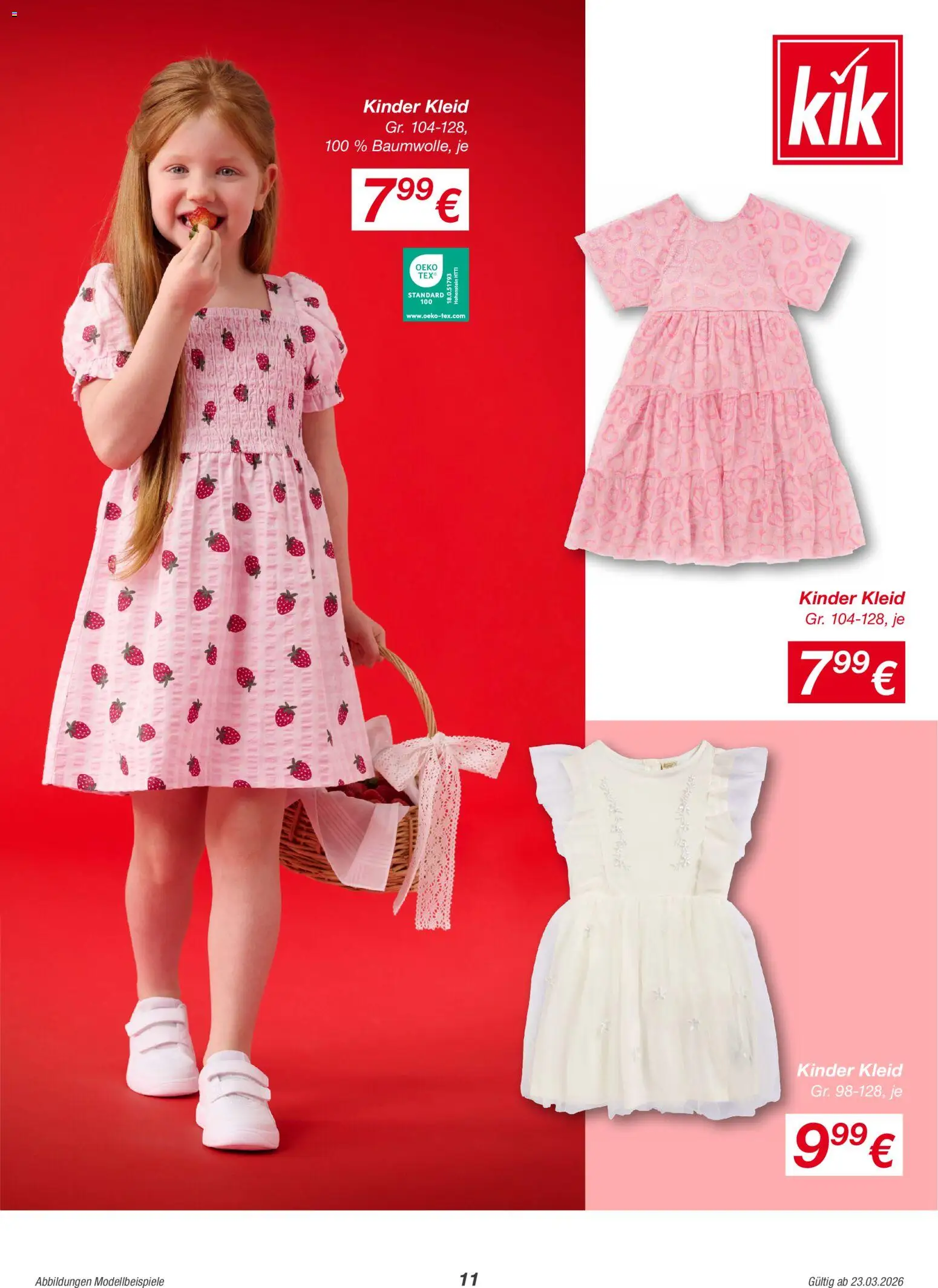 Kik Prospekt aktuell gültig ab 23.03.2026 | Seite: 11 | Produkte: Kleid
