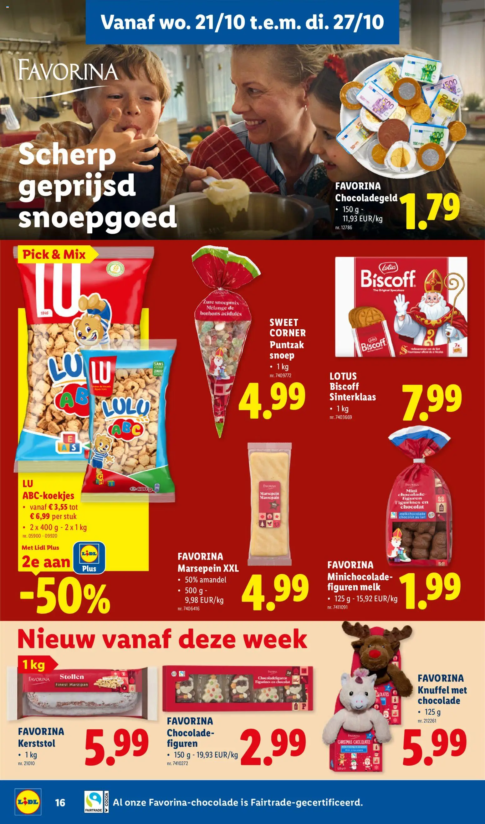 {H1} | Pagina: 16 | Producten: Snoepgoed, Cake, Snoep, Chocolade