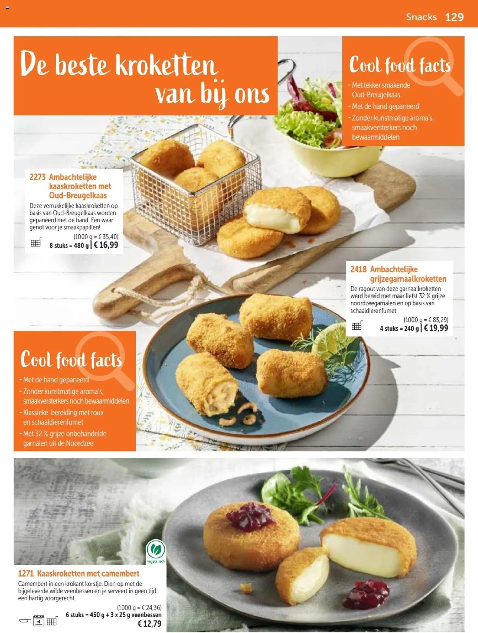 {H1} | Pagina: 129 | Producten: Snacks, Kekszek