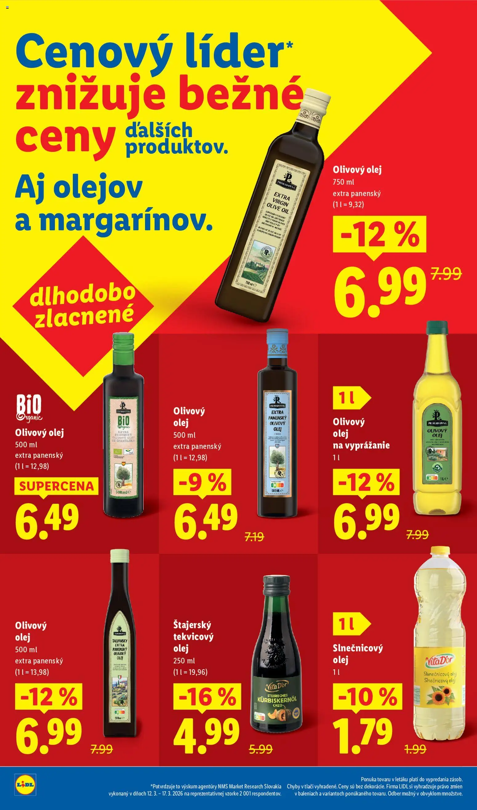 Nové Lidl akcie – leták je platný od 02.02.2026 | Strana: 16 | Produkty: Olej, Olivový olej, Slnečnicový olej