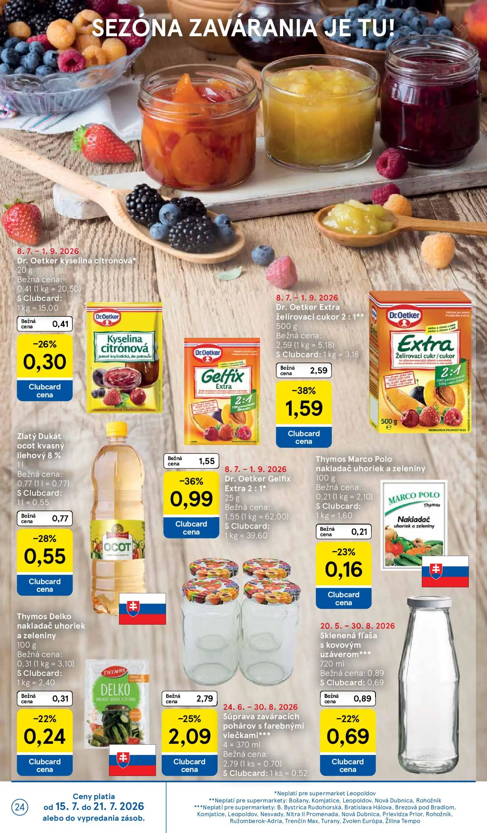 Nové Tesco akcie – leták je platný od 15.07.2026 | Strana: 24