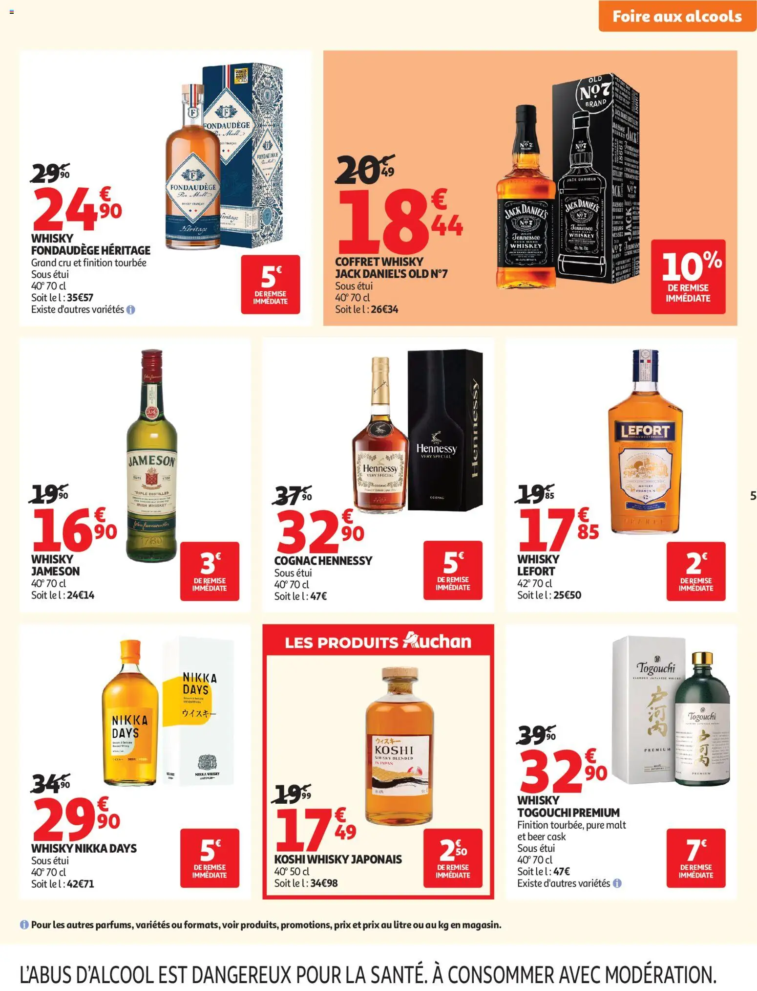 {H1} | Page: 5 | Produits: Étui, Alcools, Cognac, Whisky japonais