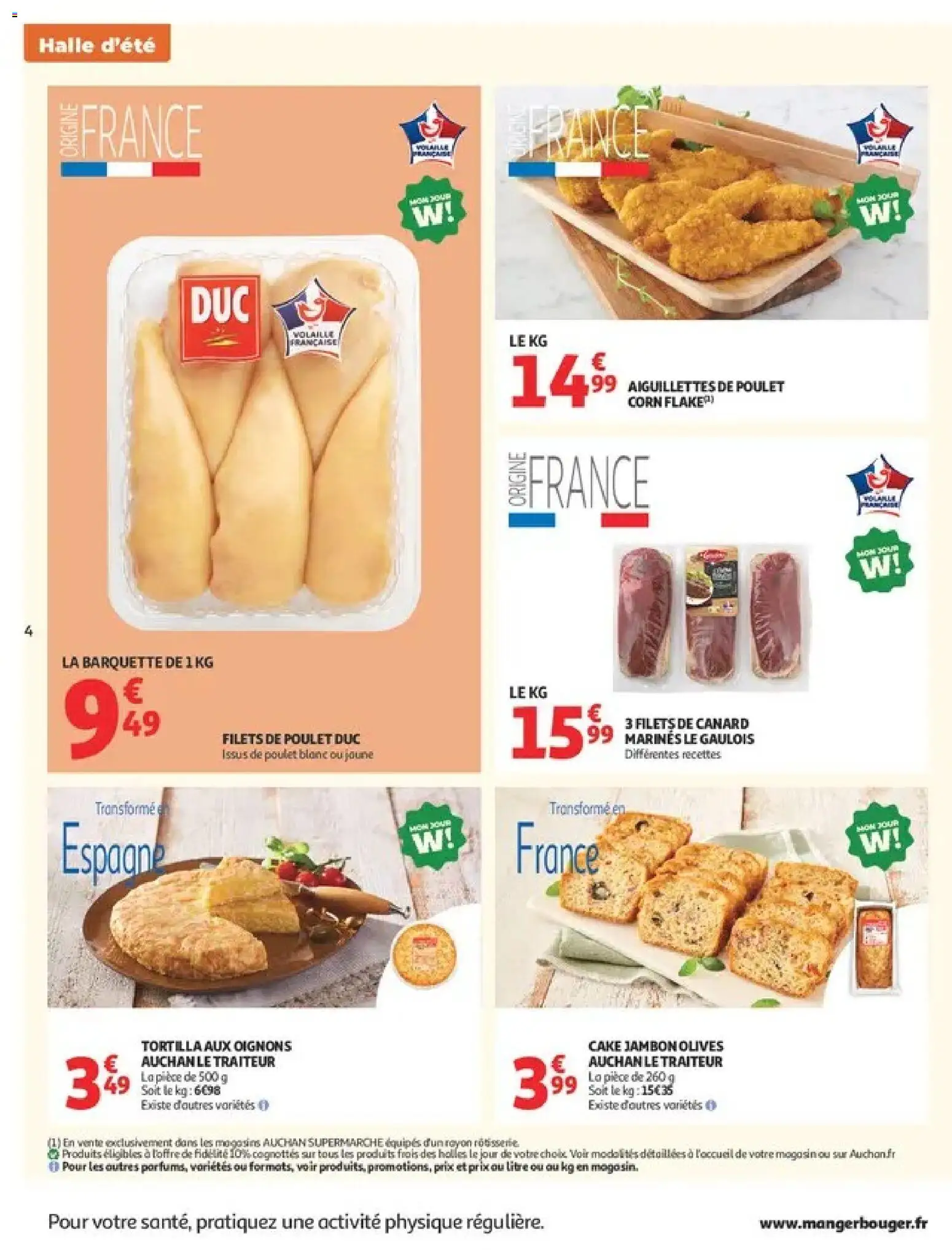 {H1} | Page: 4 | Produits: Olives, Olive, Volaille, Jambon