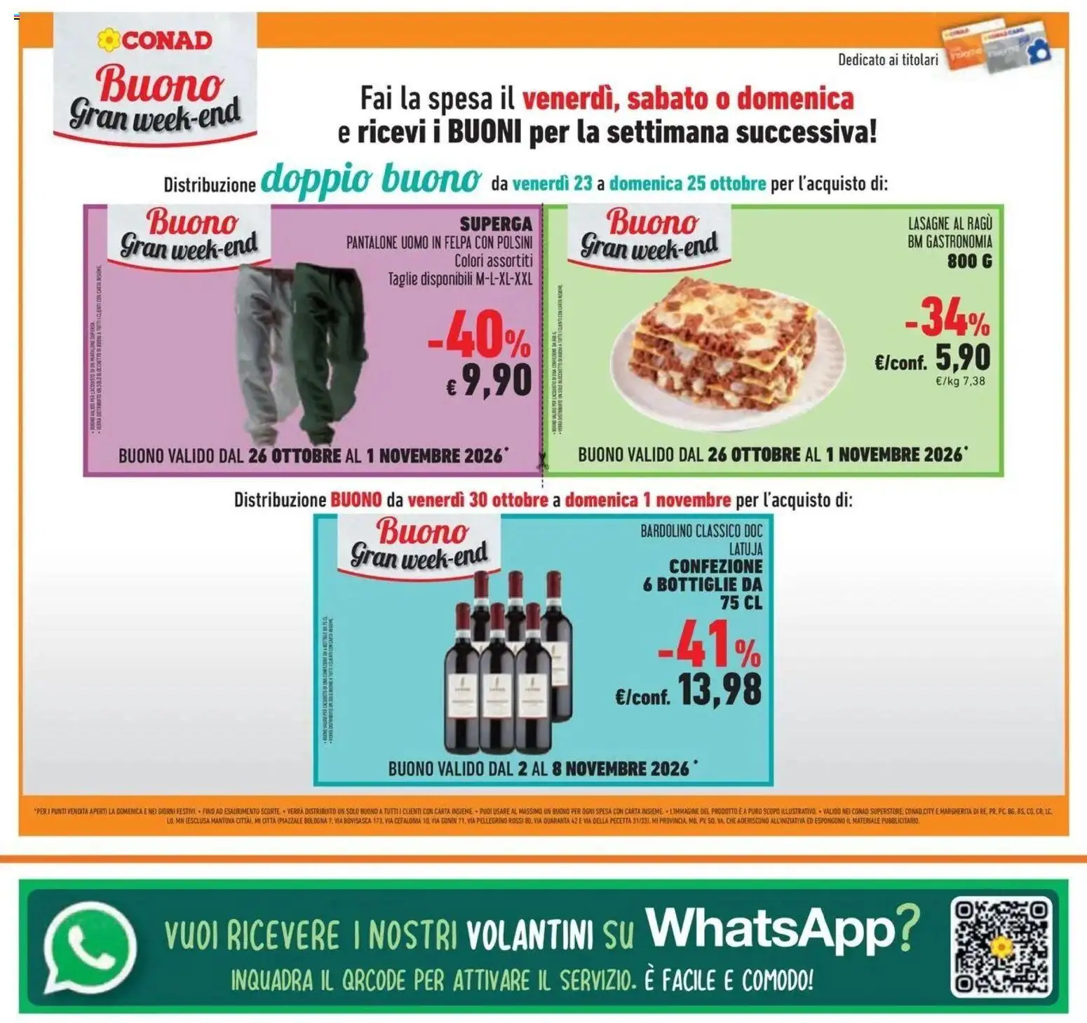 Anteprima volantino Conad dal 21/10/2026 prossima settimana | Pagina: 60