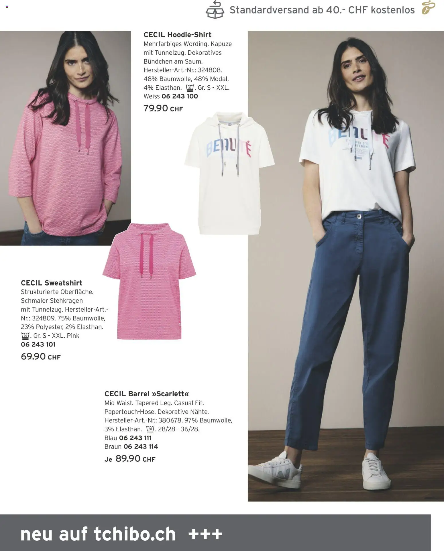 Tchibo aktionen Träume, Mut & Girlpower – gültig ab 26.06.2026 | Seite: 121 | Produkte: Sweatshirt